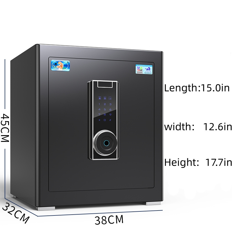 Professional Smart Safe Box Combination Lock Key Lock Electronics Digital Safe Money Box Drawer Safe Box