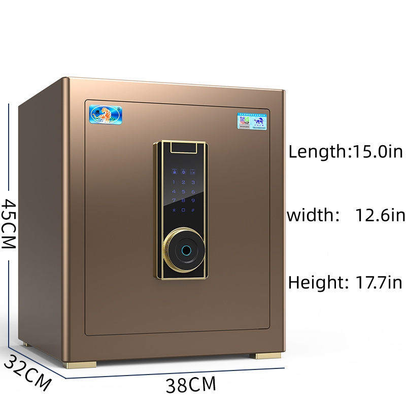 Professional Smart Safe Box Combination Lock Key Lock Electronics Digital Safe Money Box Drawer Safe Box