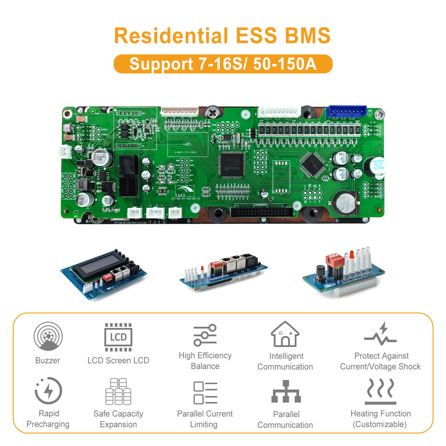 Telecom Communication Base Station Lithium Battery BMS