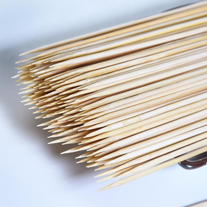 3.0mm*20cm Natural Bamboo Color Low Cost Small Package Bamboo Skewer Barbecue Bamboo Stick