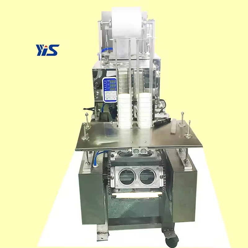 Automatic PLC control  coffee powder filling and sealing machine piston filling sealing machines for small businesses