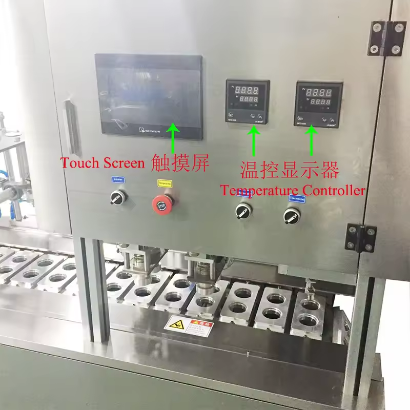 Automatic PLC control  coffee powder filling and sealing machine piston filling sealing machines for small businesses