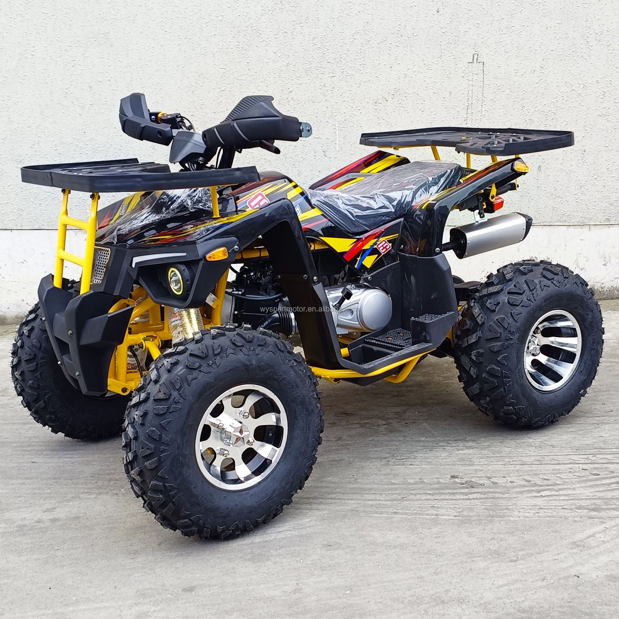 2023 popular model 150cc 200cc GY6 atv for adults Chain drive 4 wheels gas atv utv motorcycle powerful  atv for sport