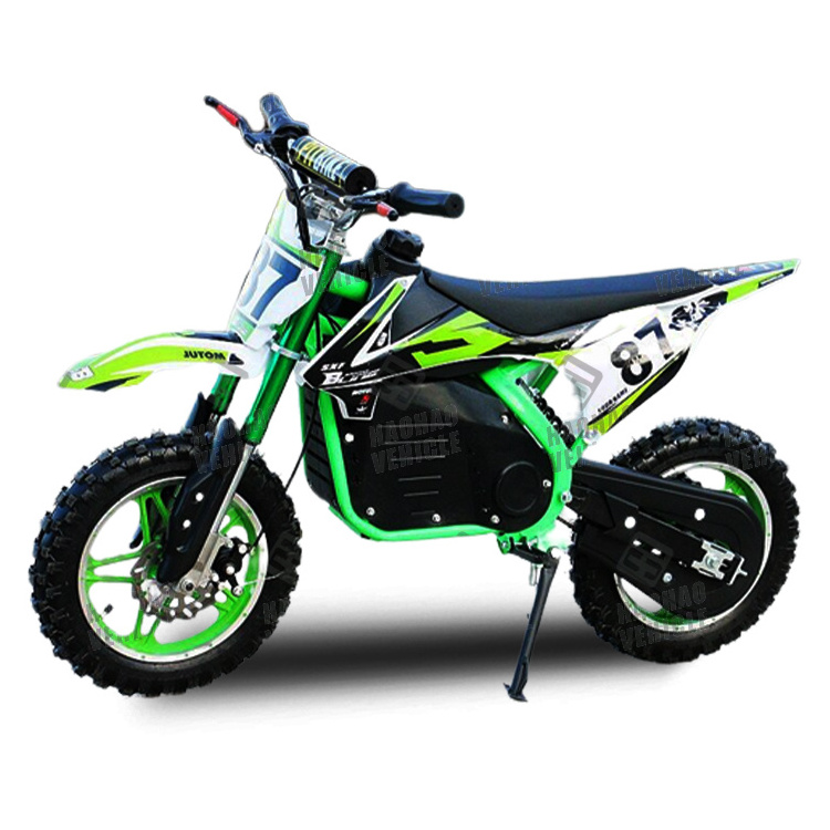 Mini electric dirt bike 36v 800w for kids 2 wheels quad bike