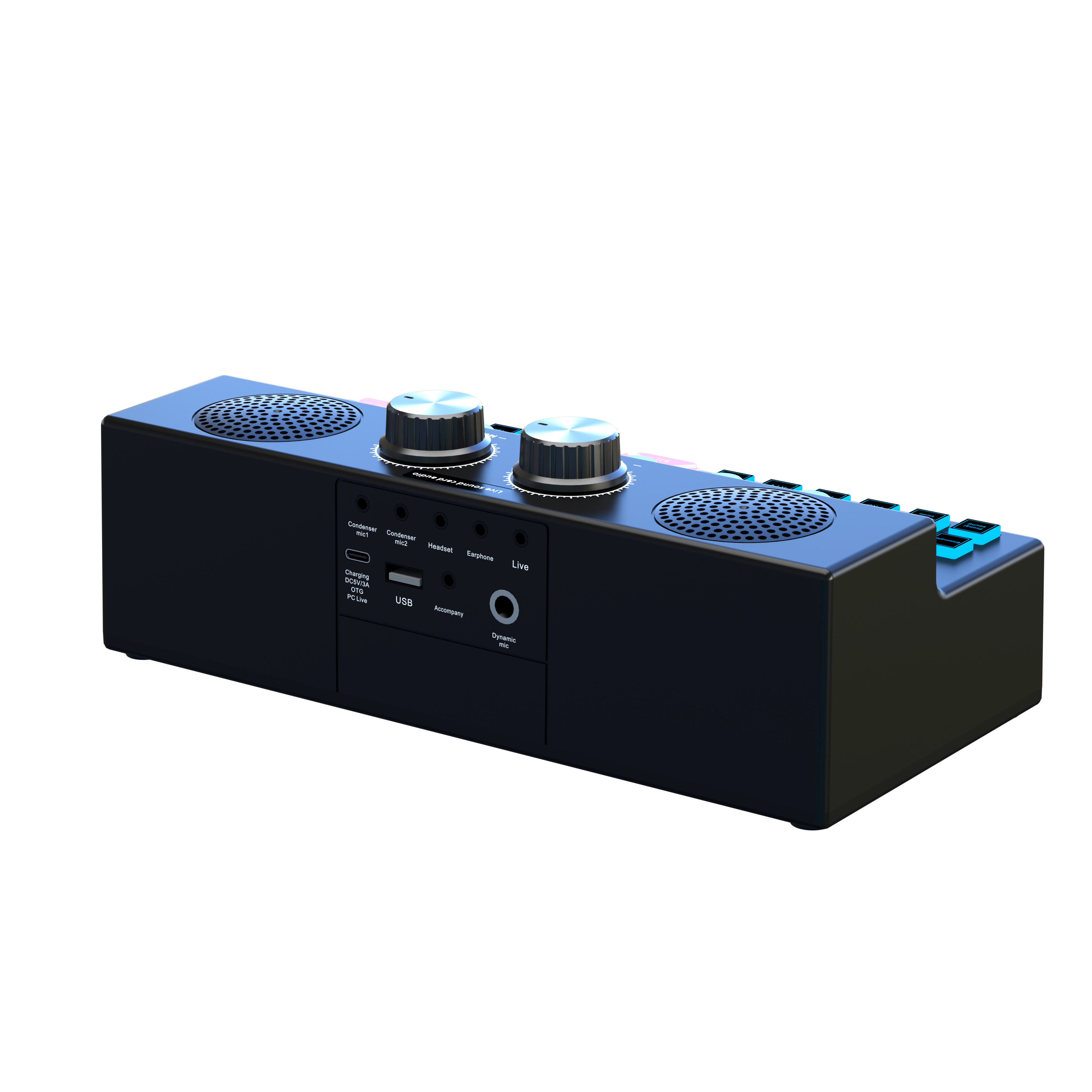 Podcast Equipment Dynamic Microphone Studio Mic Soundcard Sound Card For Broadcast Recording Streaming Gaming  home KTV