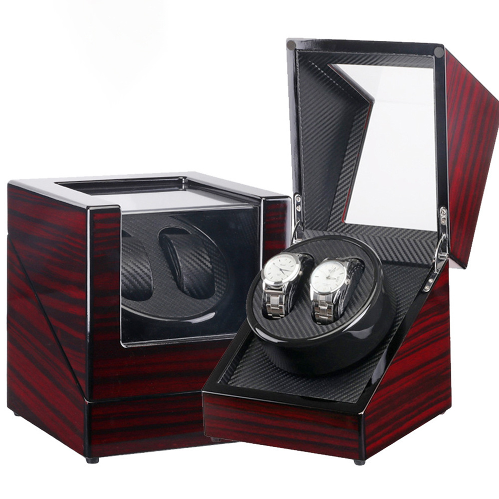 luxury wooden storage case automatic watch winder box