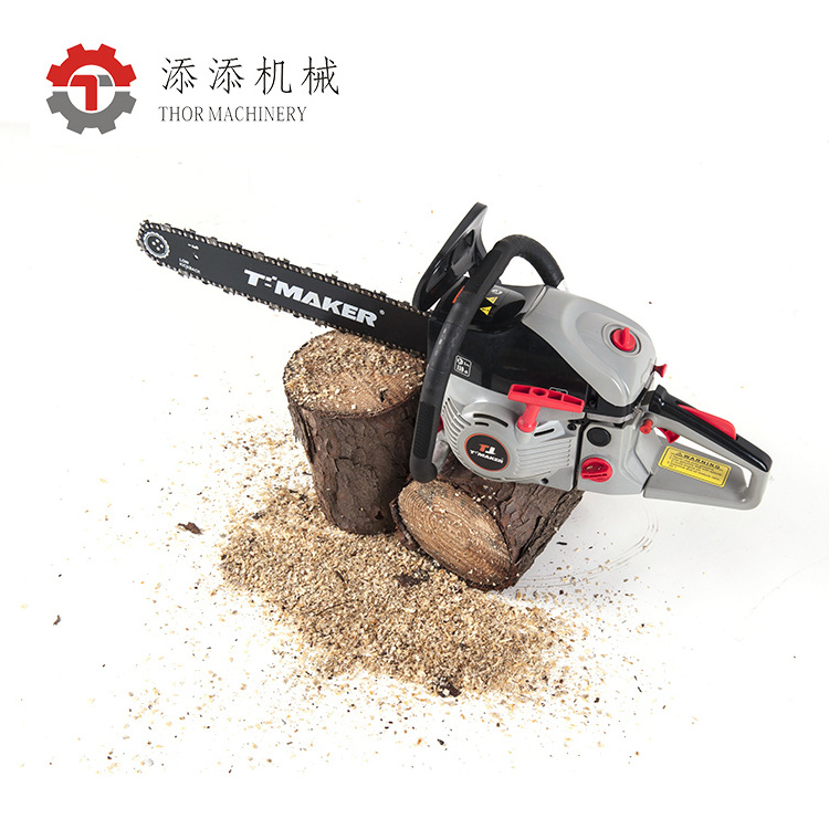 Tmaker 52cc 5202 2 stroke small petrol chain saw stone cutting machine