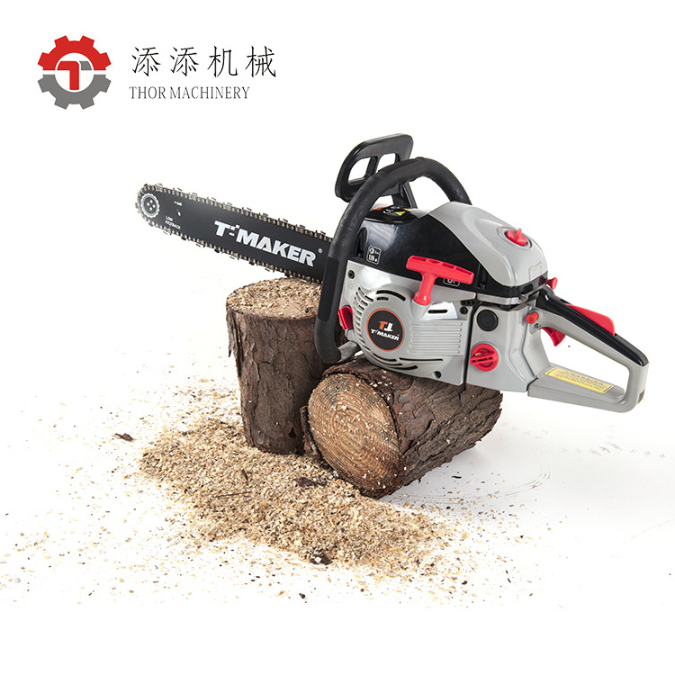 Tmaker 52cc 5202 2 stroke small petrol chain saw stone cutting machine