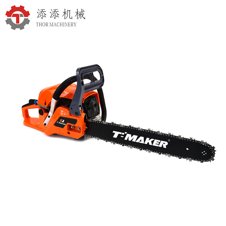 58cc best chain saw wood cutting machine left handed gasoline chainsaws