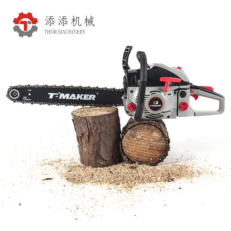 Tmaker 52cc 5202 2 stroke small petrol chain saw stone cutting machine