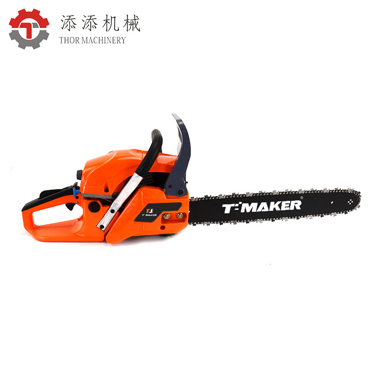 58cc best chain saw wood cutting machine left handed gasoline chainsaws