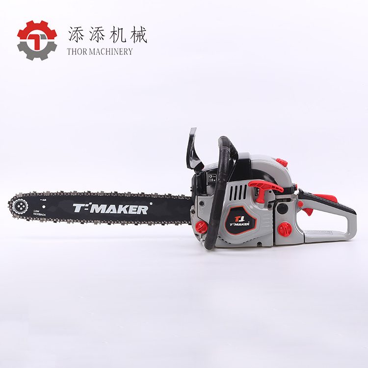 58cc gas green garden cut with electric start chainsaw 5819