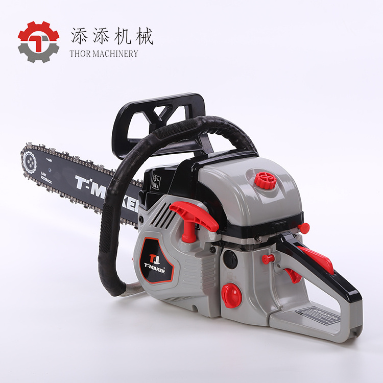 58cc gas green garden cut with electric start chainsaw 5819