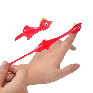 New Catapult Launch Turkey Fun And Tricky Slingshot Chick Practice Chicken Elastic Flying Finger Birds Sticky Decompression Toy