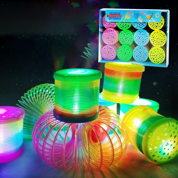 Best Welcome Fashion Projection Light Toy Rainbow Ring 3D Magic Rainbow Ring Toys