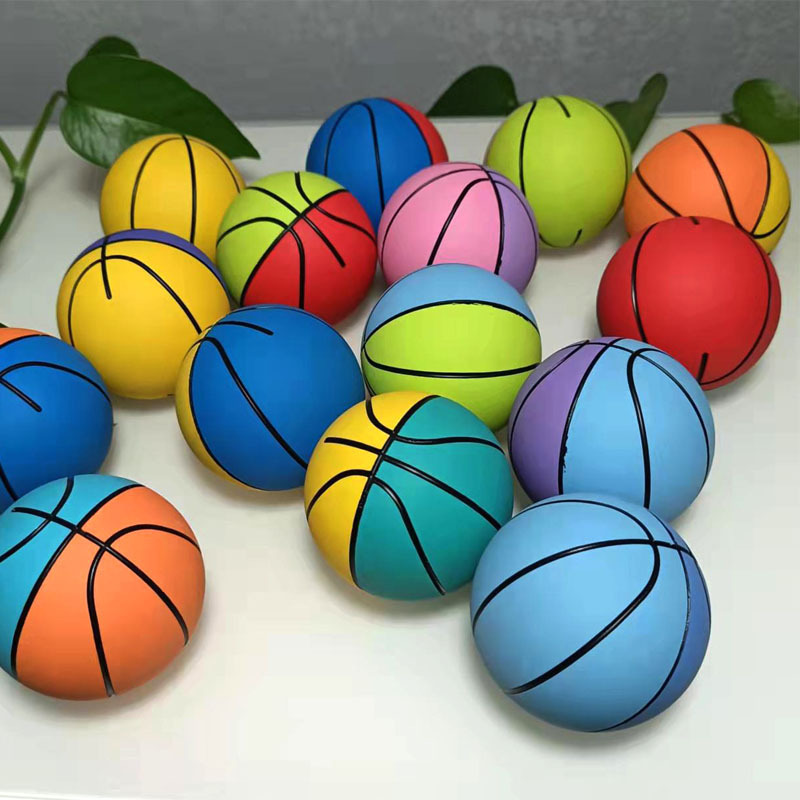 Good Quality Colour Dye 6cm High Bounce Tennis Rubber Wrist Band Return Rubber Ball With String