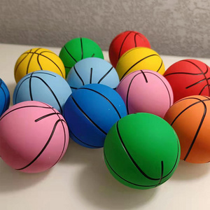 Good Quality Colour Dye 6cm High Bounce Tennis Rubber Wrist Band Return Rubber Ball With String