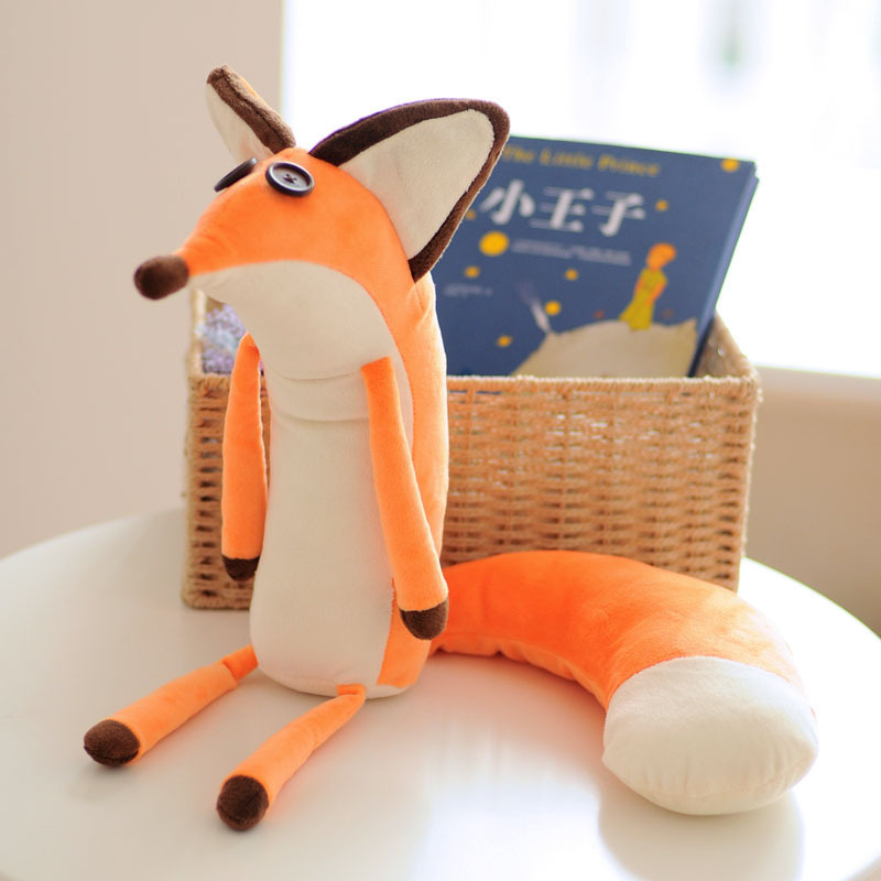 Wholesale Custom Le Petit Prince Fox Plush Toy Soft Stuffed Jungle Animal Fox Plush Doll Kids Children Comfort Companion Doll