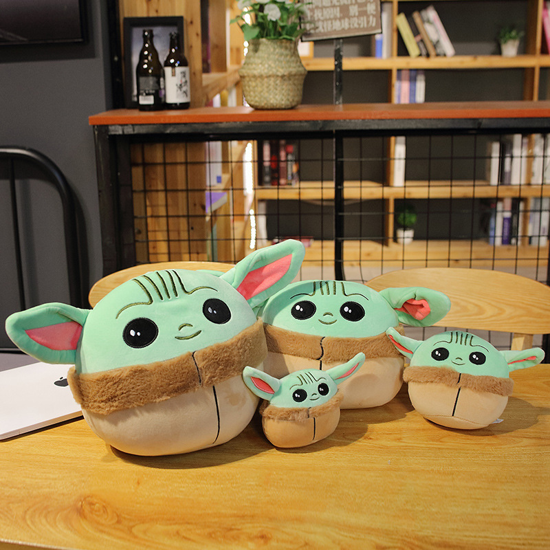 OEM ODM Custom Cute Baby Yoda Plush Star Character Wars Stuffed Plush Toy For Kids Birthday Gift