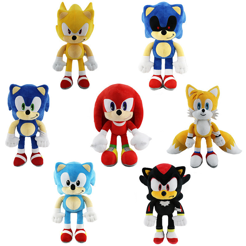 Factory Supply Soft Anime Sonic Plush Toy for Claw Machine Animal Doll Stuffed Sonic Plush Toys Kids Sleeping Accompany