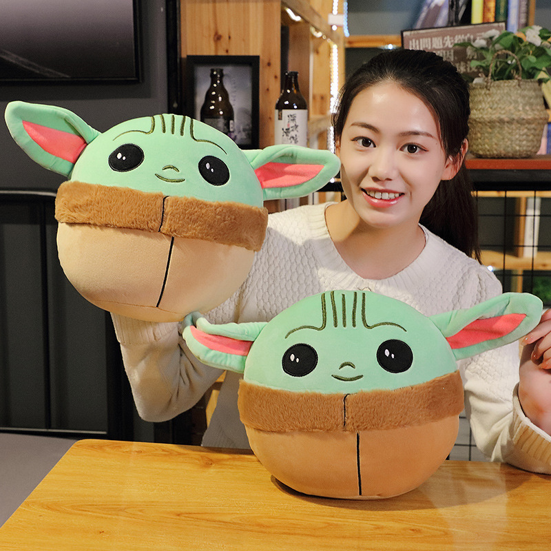 OEM ODM Custom Cute Baby Yoda Plush Star Character Wars Stuffed Plush Toy For Kids Birthday Gift