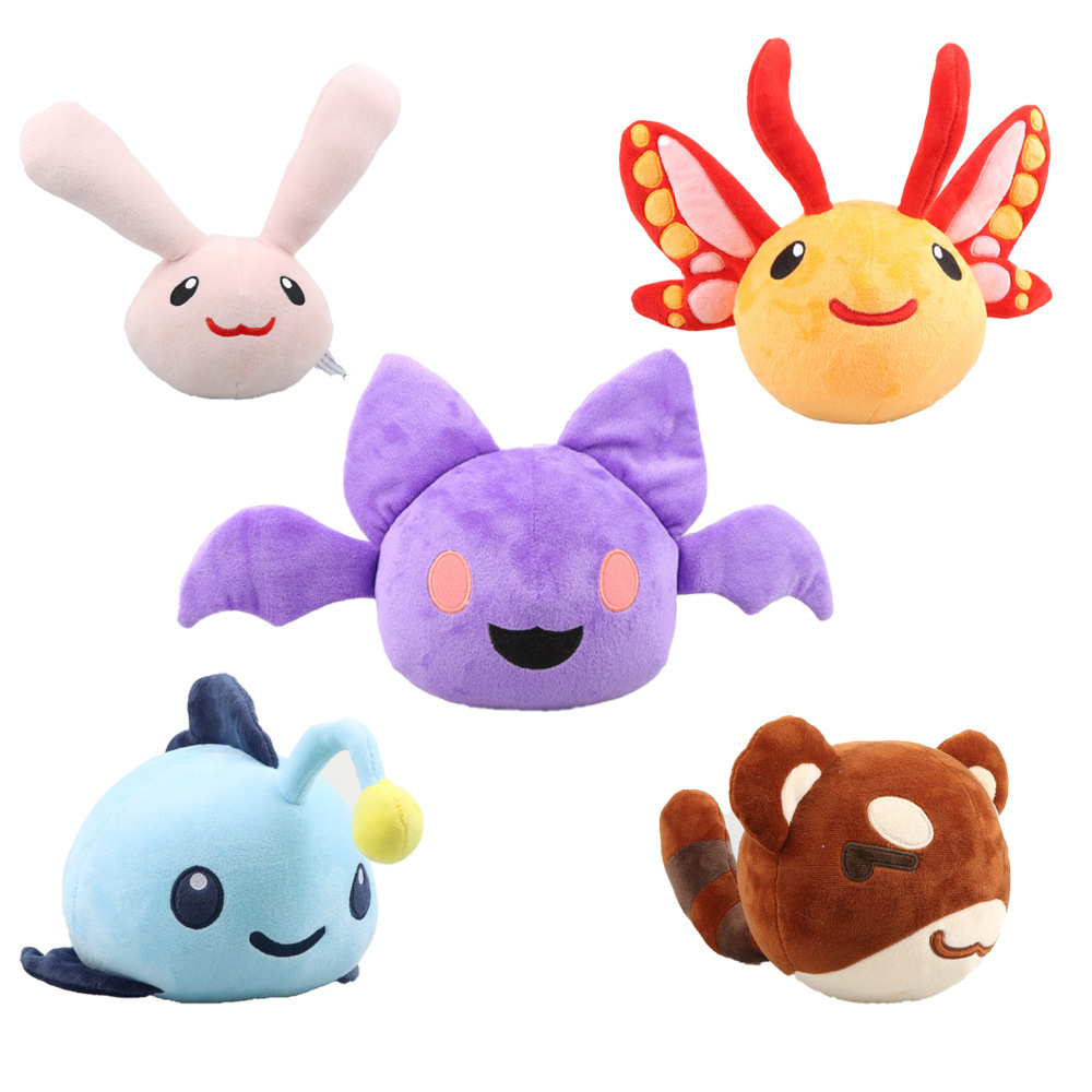 High Quality Game Figure Angler Batty Ringtail Flutter Cotton Slime Rancher Plush Toys 20 cm Stuffed Animal Claw Machine Toys