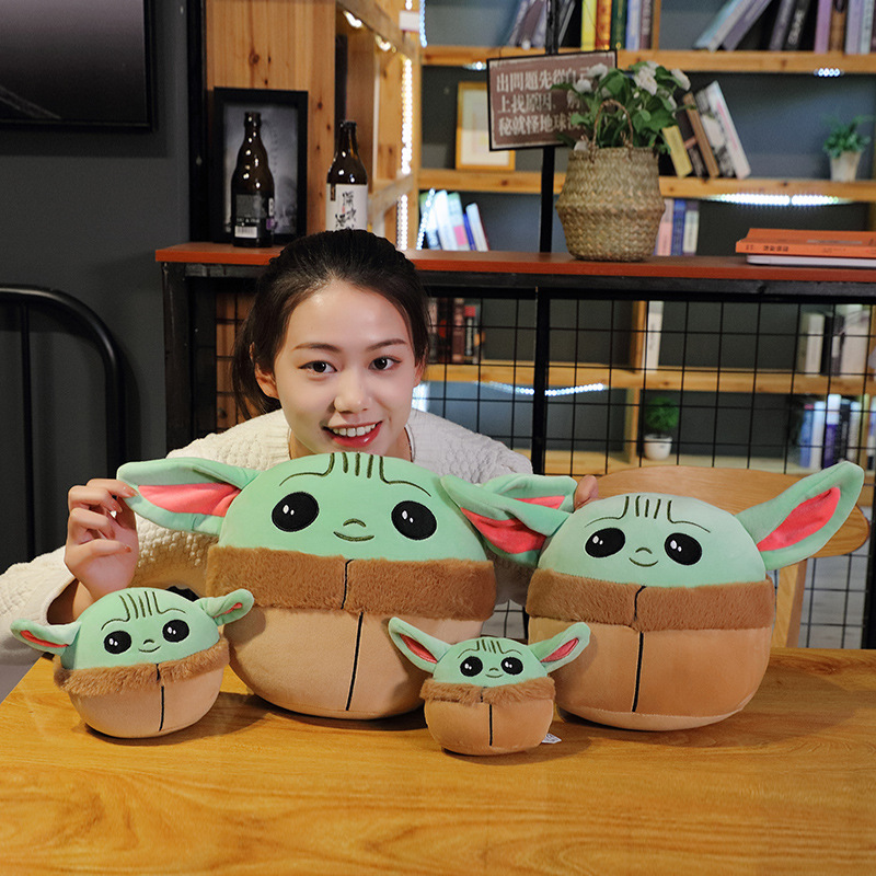 OEM ODM Custom Cute Baby Yoda Plush Star Character Wars Stuffed Plush Toy For Kids Birthday Gift