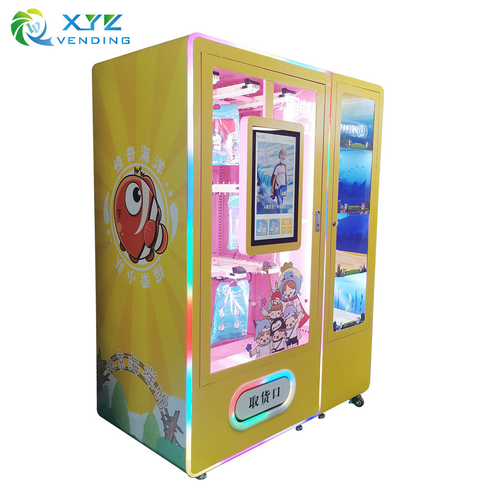 Metal steel banknote credit card raincoat pen umbrella jewelry second hand vending machines for clothes