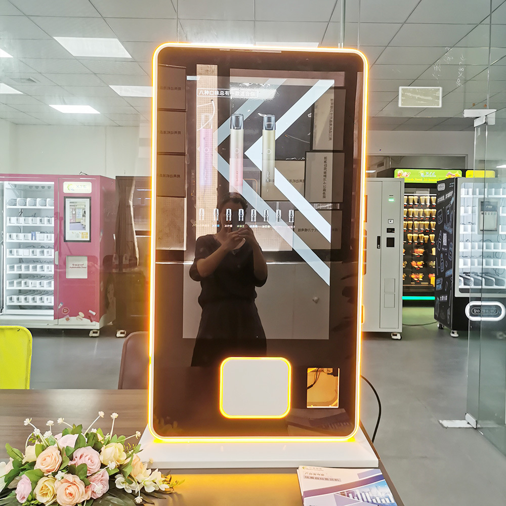 XYZ Small wall mounted  banknote qr code support cigarette age verification vending machine