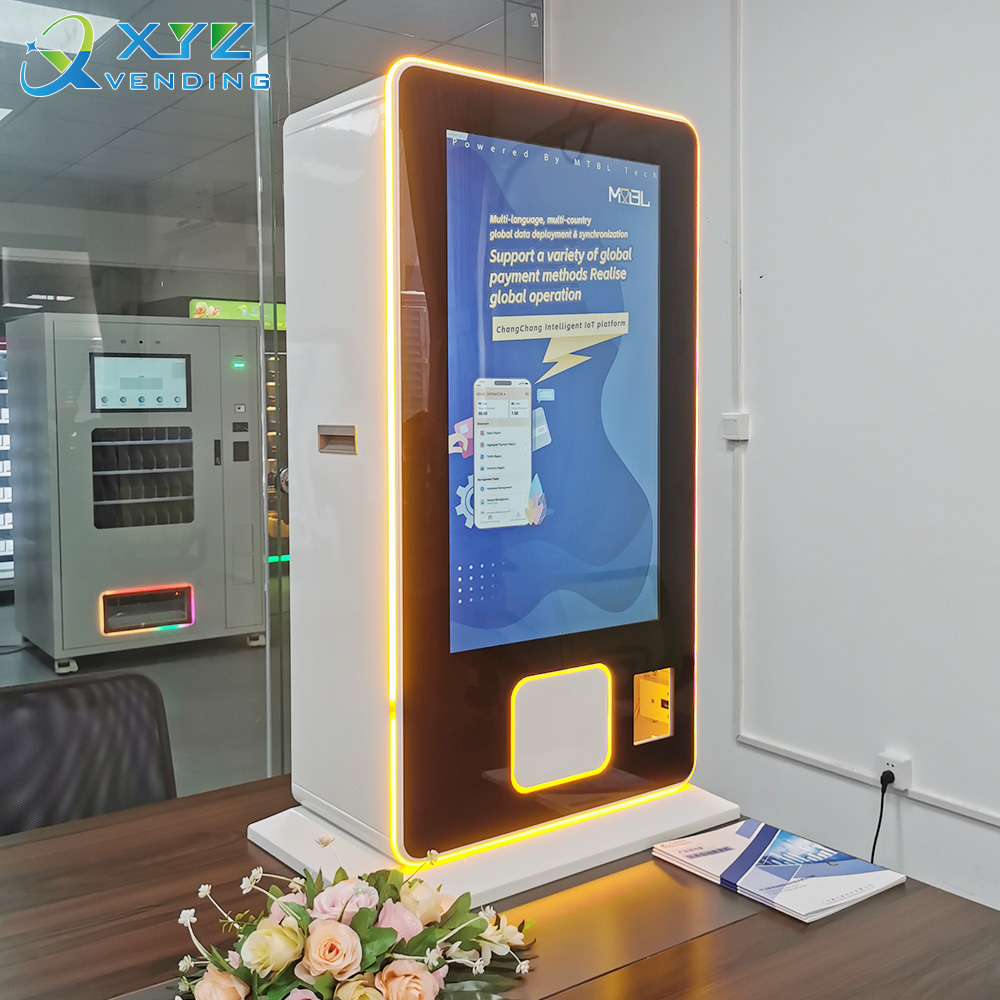 XYZ Small wall mounted  banknote qr code support cigarette age verification vending machine