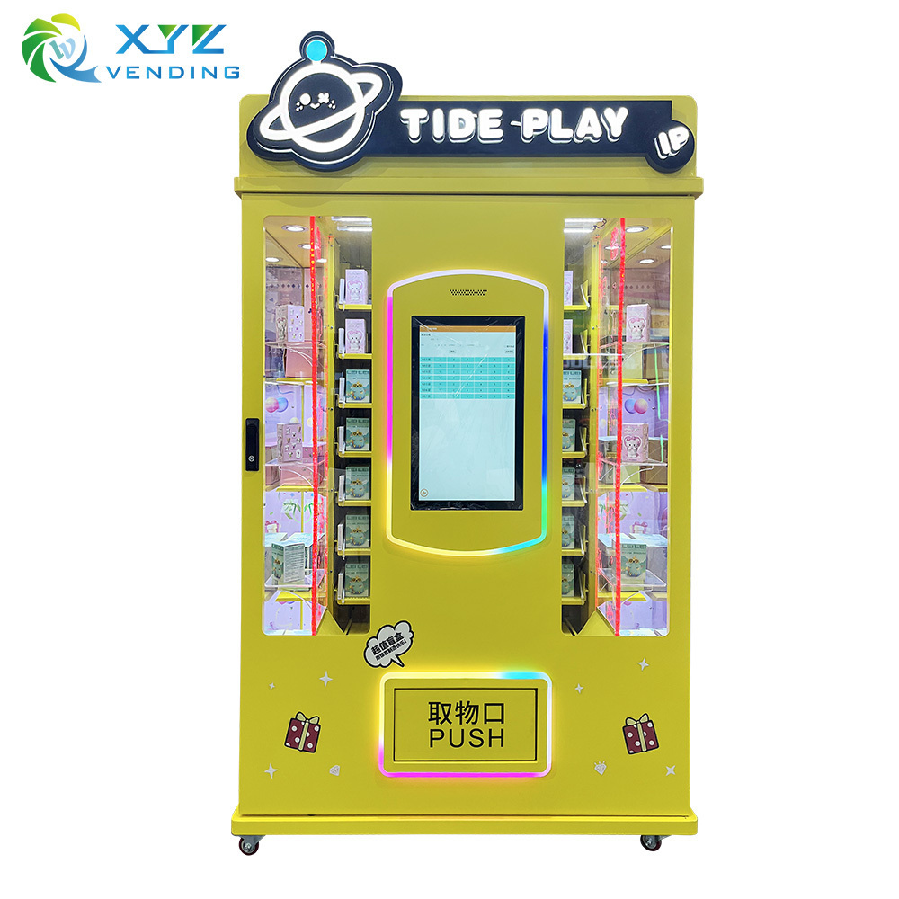 Shopping mall airport Drop dispensing window cabinet column tobacco beauty vending machine