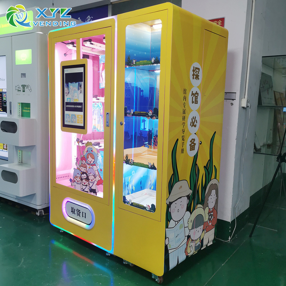 24 Hrs automatic lighting around coin banknote hanging toys face mask book vending machine purchase