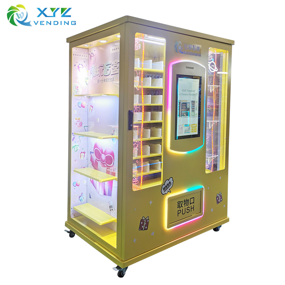 21.5 inch touch screen metal steel custom self gifts kawaii perfume lashes vending machine