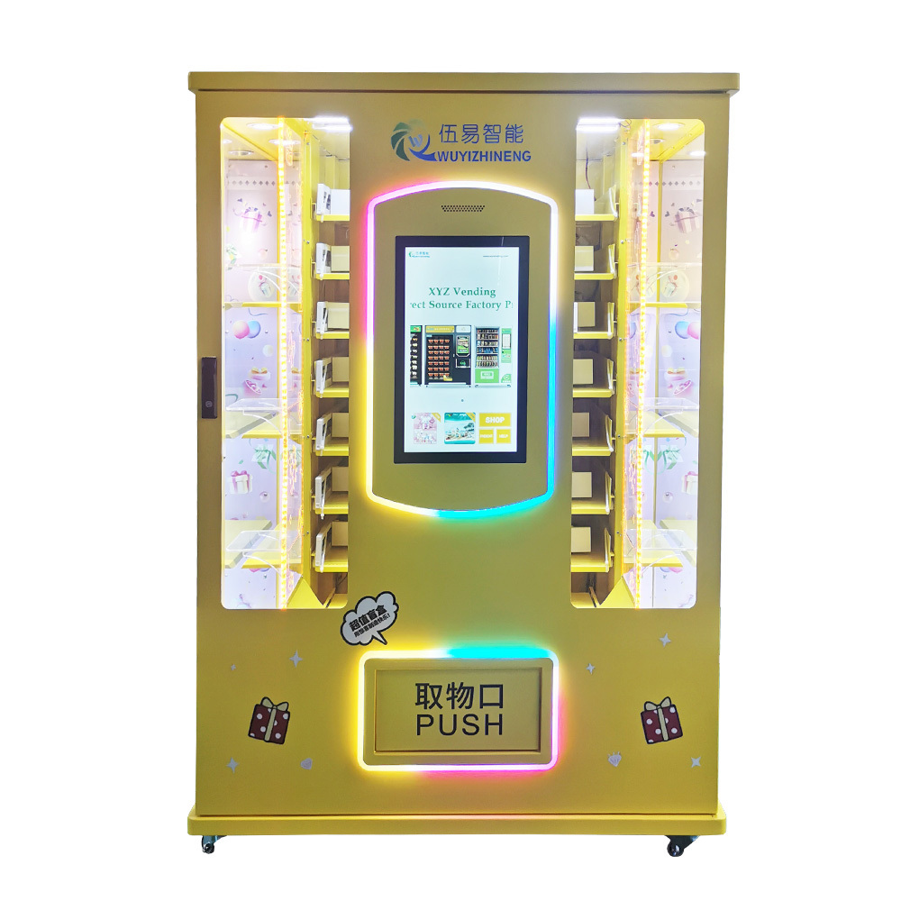 Window cabinet 21.5 inch touch screen blind box beauty adult toy cosmetic vending machine