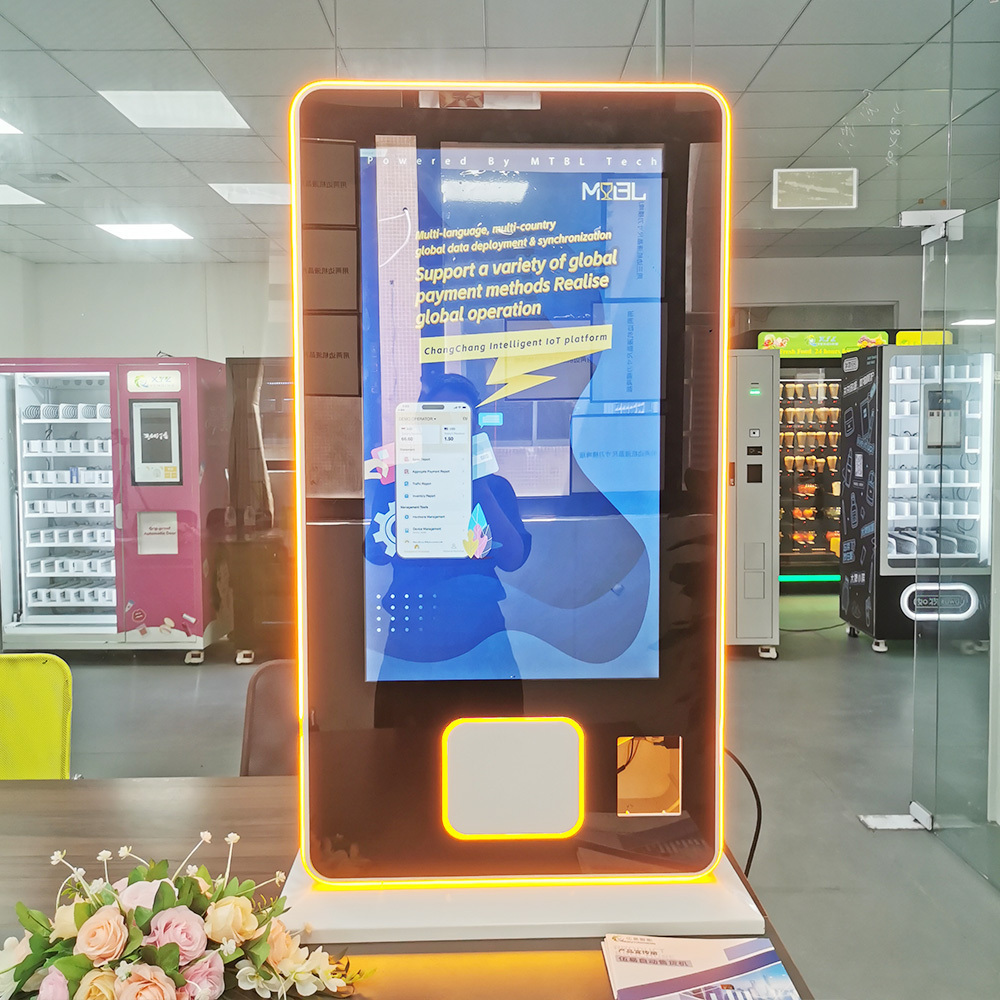 32 inch touch screen self customize beauty lipsticks pharmacy mini wall mounted vending machine