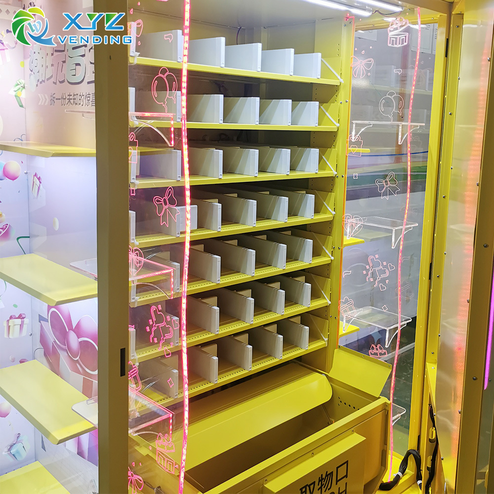 Shopping mall airport Drop dispensing window cabinet column tobacco beauty vending machine