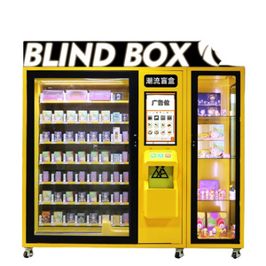 Lighting XY elevator system adjustable slots blind gift toy doll touch screen secret box vending machine