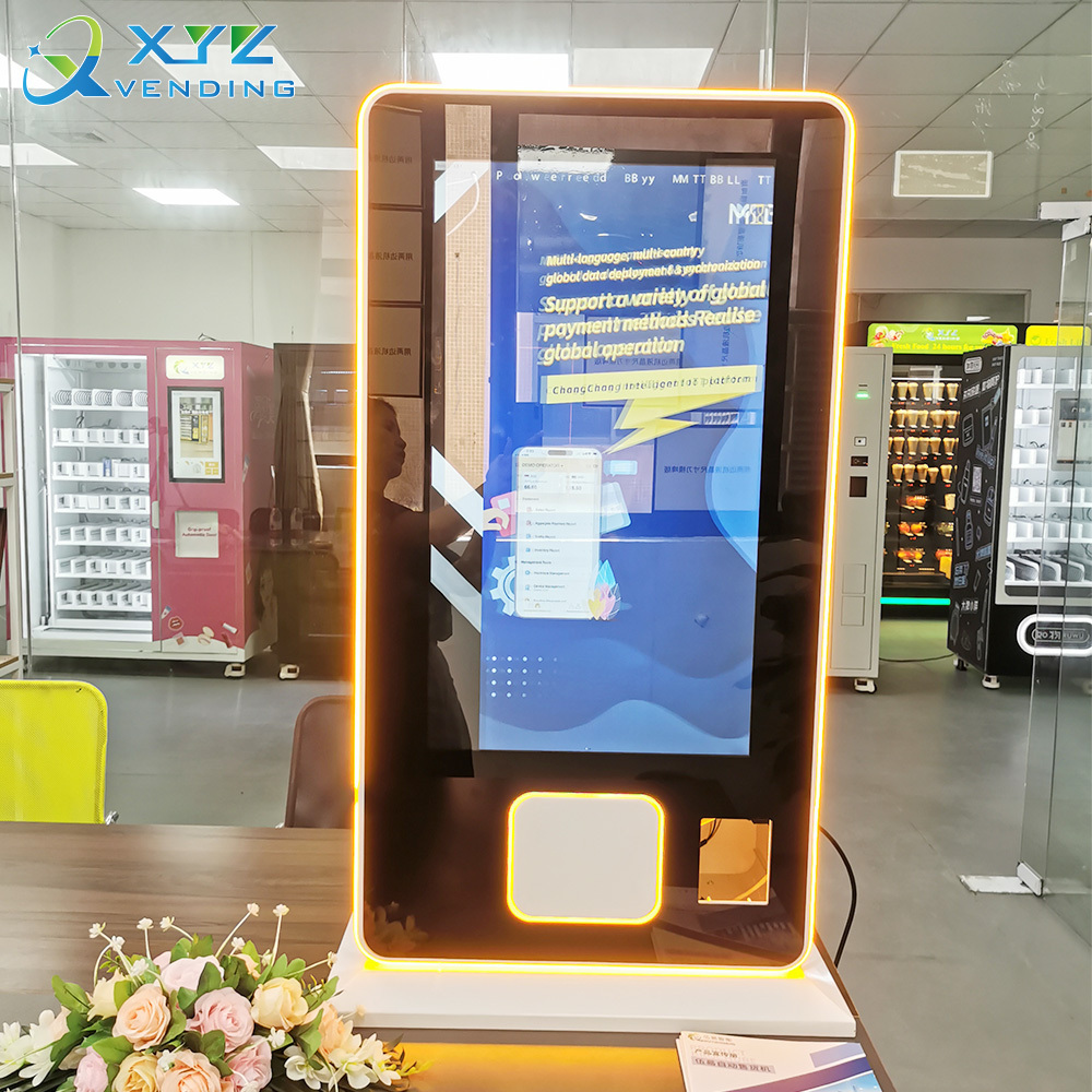 32 inch touch screen self customize beauty lipsticks pharmacy mini wall mounted vending machine