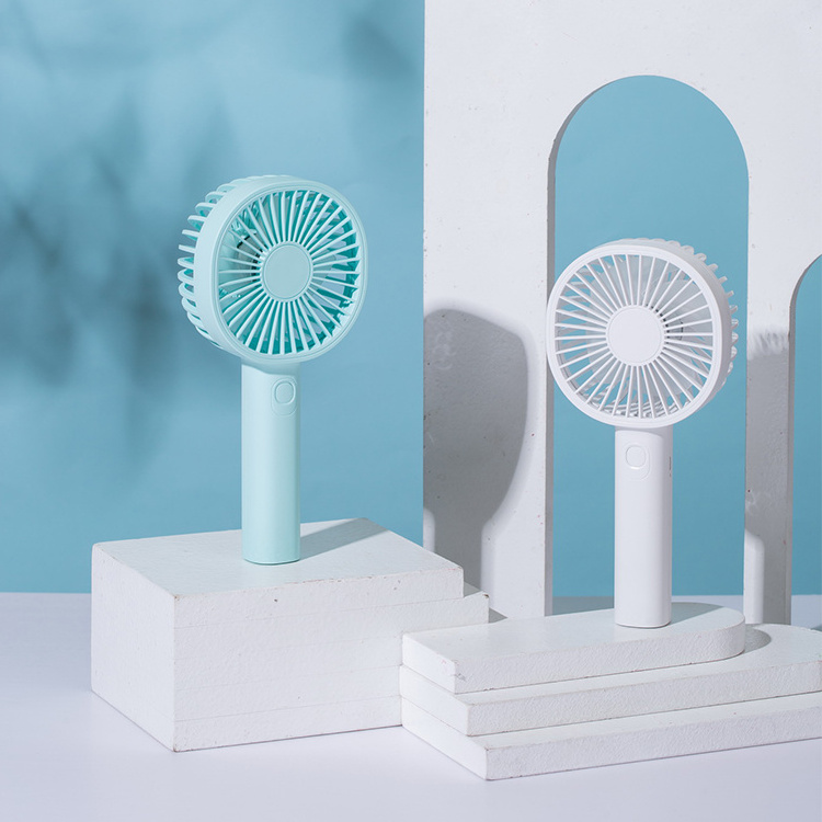 Portable Electric Mini Branded Green Hand Held Fan With Customize Logo From Shenzhen Factory