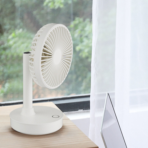 2024 Upgrade Mini Fan Portable Usb Outdoor Standing Table Fan Rechargeable Desktop Air Cooler Fan