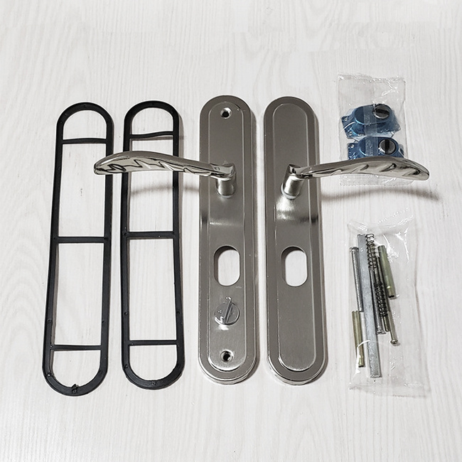 Hot Selling High Quality Indoor Iron Lever Handle Steel Lock Front Door Lever Lever Handle Plate for Door