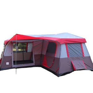 5-8 Persons Automatic Family Large Camping Tent Double Layer 3 Bedrooms 1 Living Room Outdoor Tents