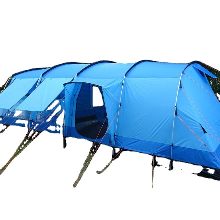 5 - 8 Persons Large Luxury 2 Rooms 1 Living Room  Family Tent Double Layers Outdoor Camping Tent