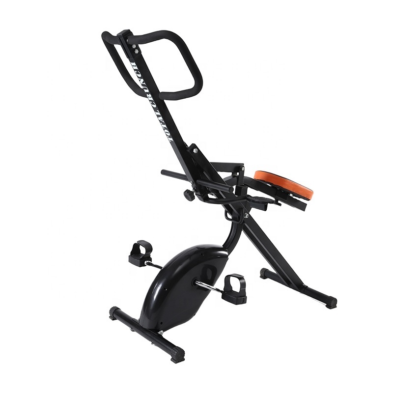 Full Workout Training Health Fitness Squat Assist Row with Resistant Horse Riding Exercise Bike