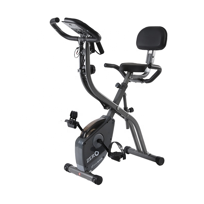 New Arrival Robust Steel Material Magnetic Folding Exercise Upright Indoor Cycling Bike