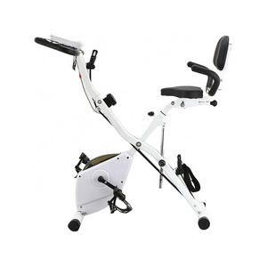 Upright Portable & Multifunctional Magnetic Resistance Foldable Exercise Bike For Sale