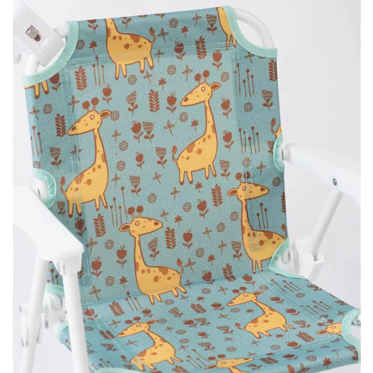 Holiday baby beach chair with umbrella Cartoon animal Sun protection folding chair Portable