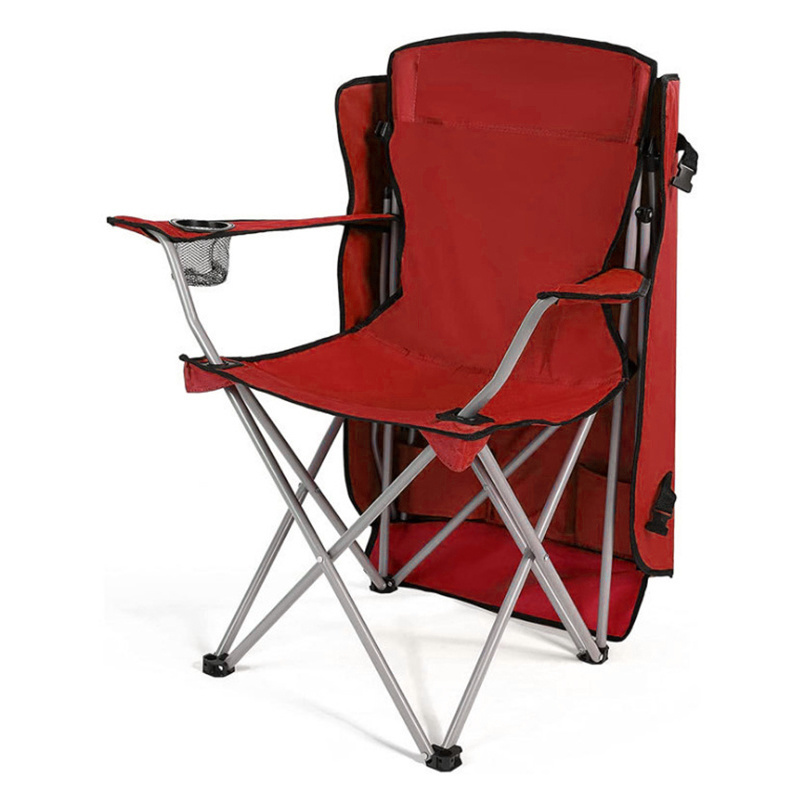 Camping Accessories 2024 Folding Camping Chair Portable Beach Chair Cozy Fishing Chair with Umbrella