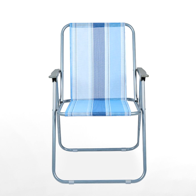 Outdoor Travel Chair Foldable Steel Material Thickened Folding Reclining Fishing Chair With Backrest