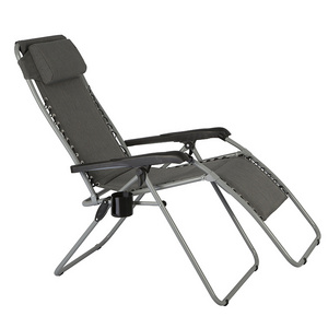 High quality Cheap Steel Folding Reclining Beach Chaise Lounge Zero Gravity Outdoor Chairs